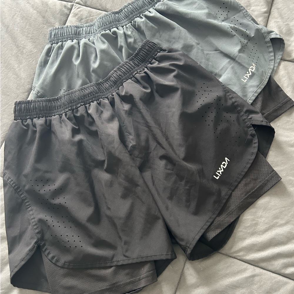 Two Pairs Men’s Lined Running Shorts